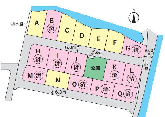 分譲区画マップ