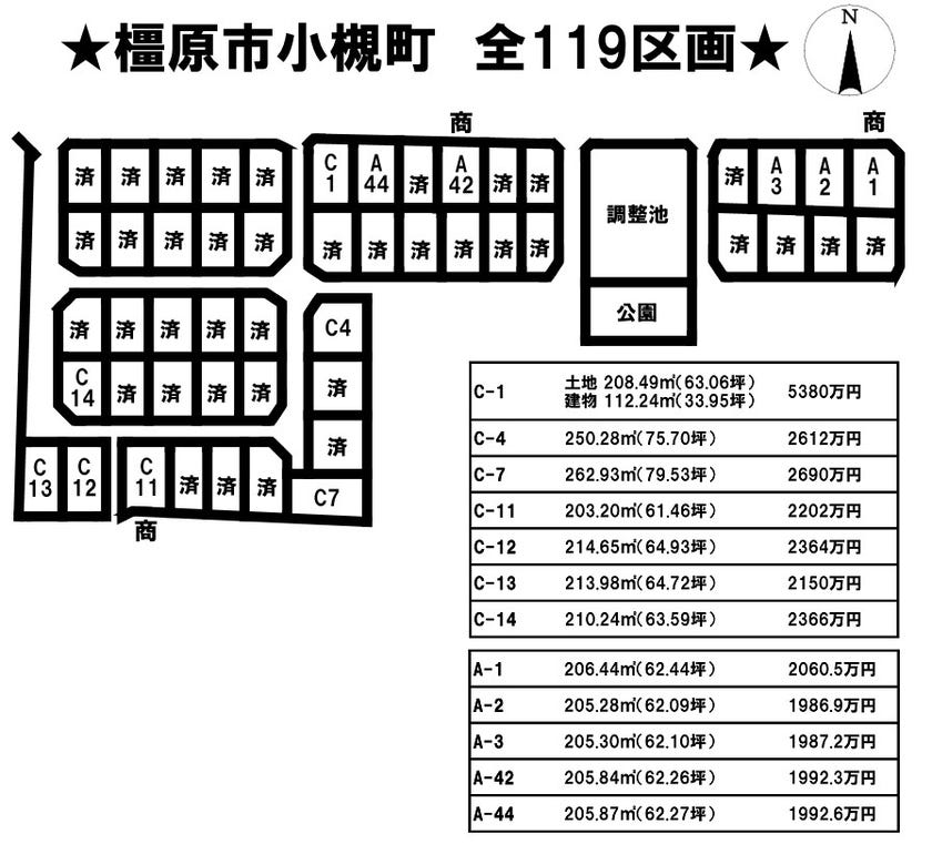 分譲区画マップ