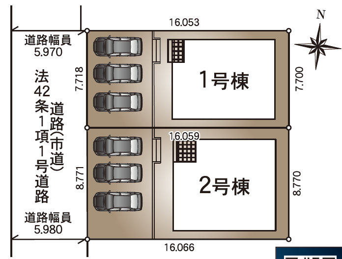 分譲区画マップ