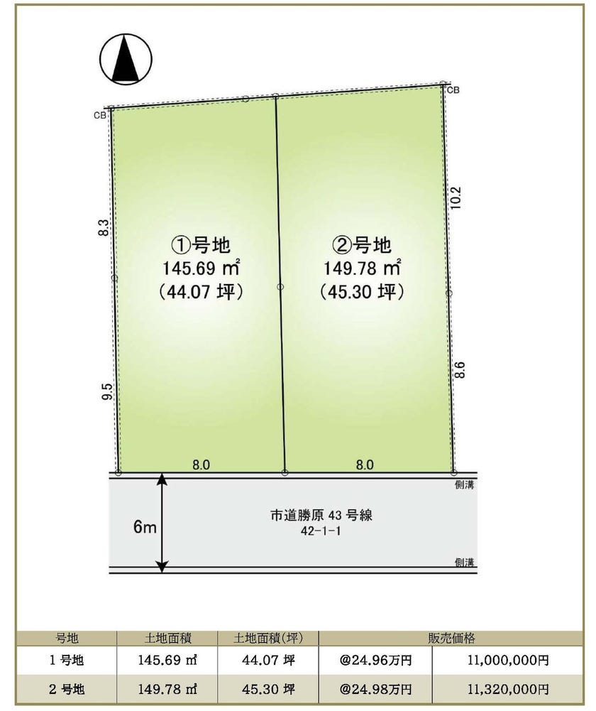 分譲区画マップ