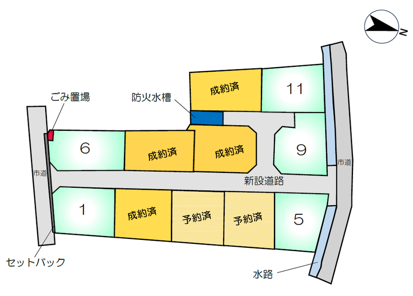 分譲区画マップ