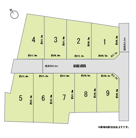 分譲区画マップ