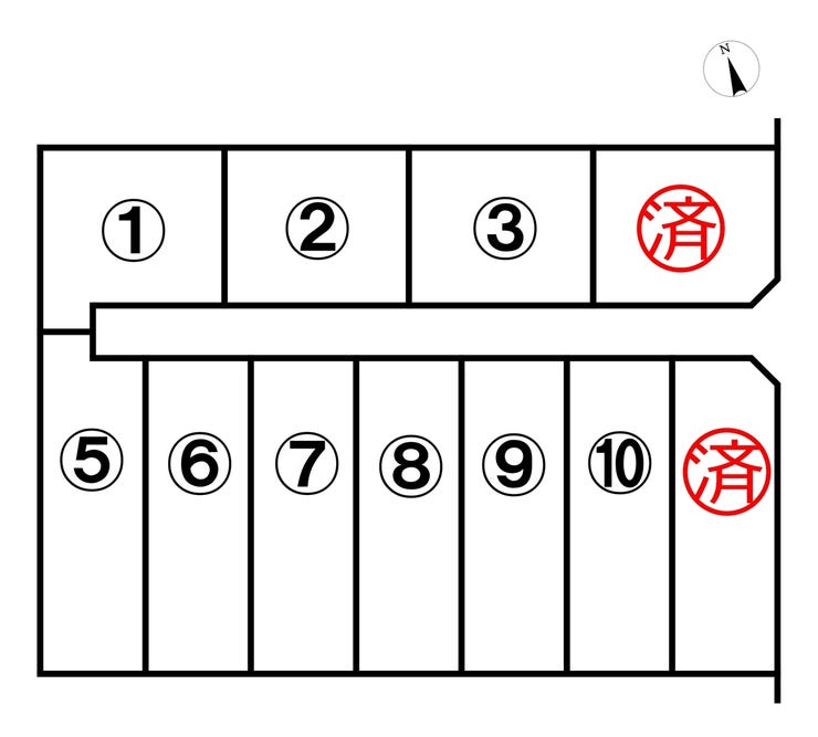 分譲区画マップ