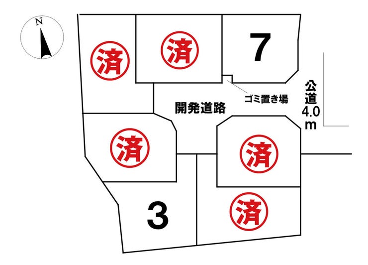 分譲区画マップ