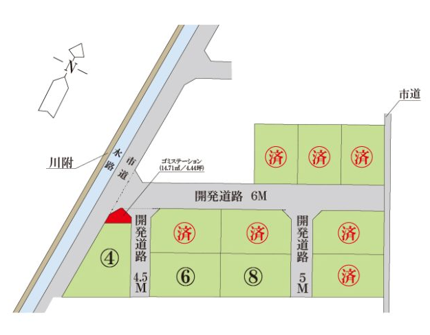 分譲区画マップ