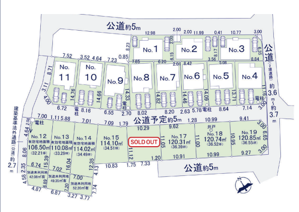 分譲区画マップ