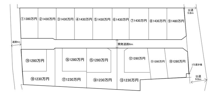 分譲区画マップ