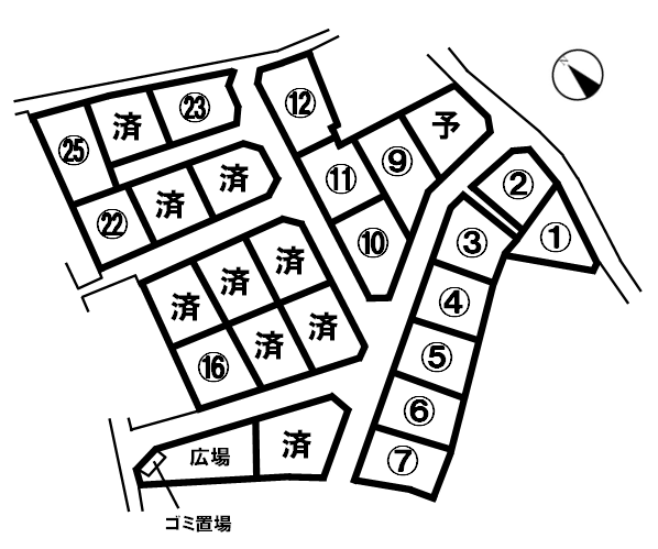 分譲区画マップ