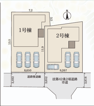 分譲区画マップ