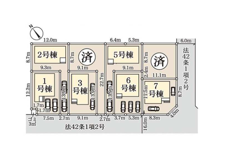 分譲区画マップ