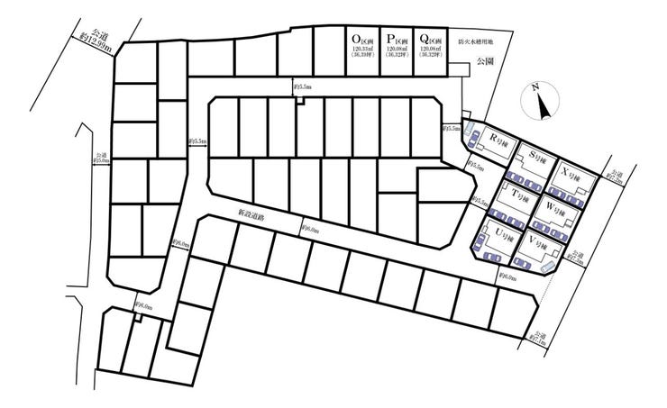 分譲区画マップ