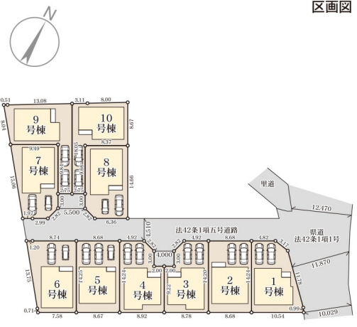 分譲区画マップ