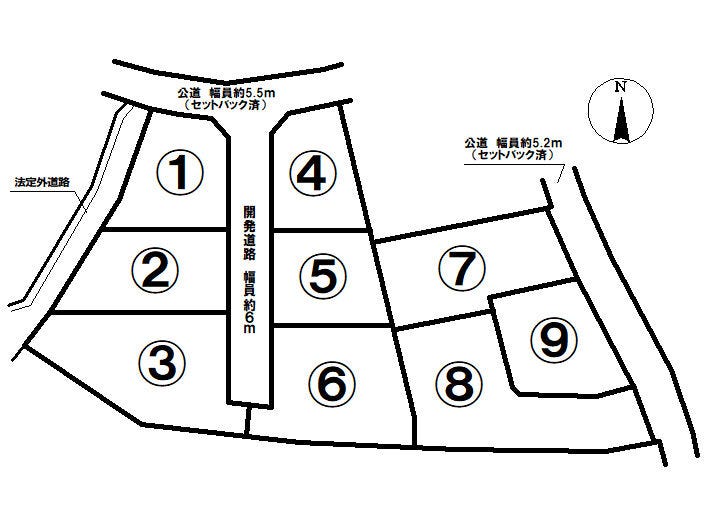 分譲区画マップ