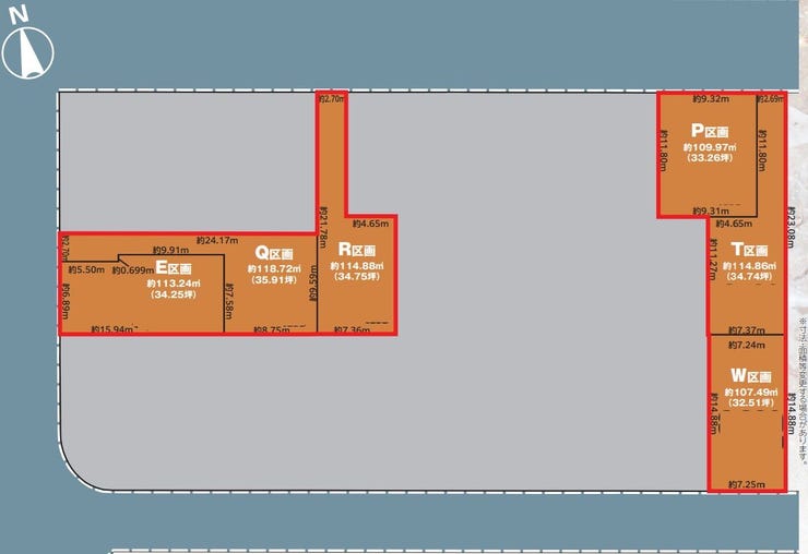 分譲区画マップ