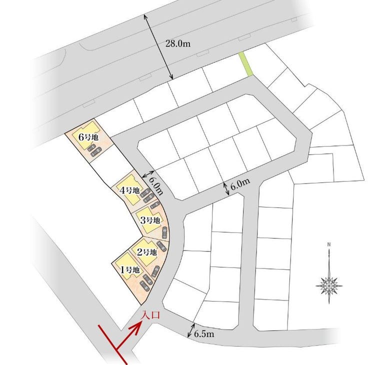 分譲区画マップ