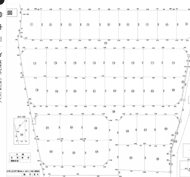 分譲区画マップ