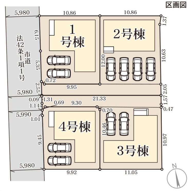 分譲区画マップ