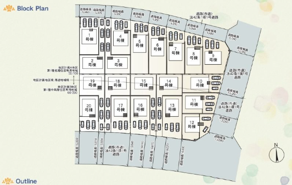 分譲区画マップ