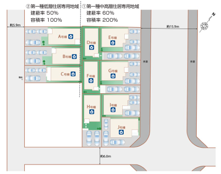 分譲区画マップ