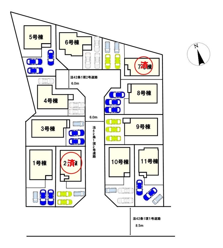分譲区画マップ