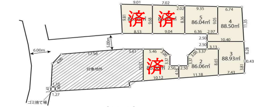 分譲区画マップ