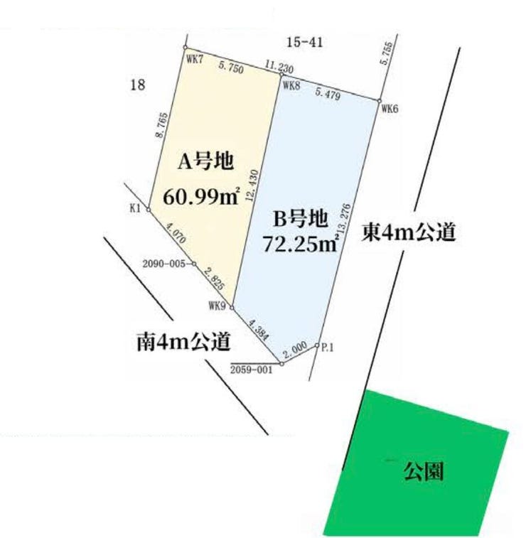 分譲区画マップ