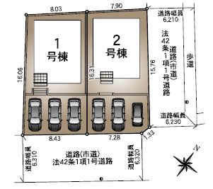 分譲区画マップ