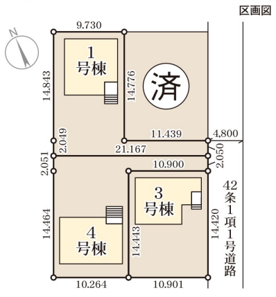 分譲区画マップ