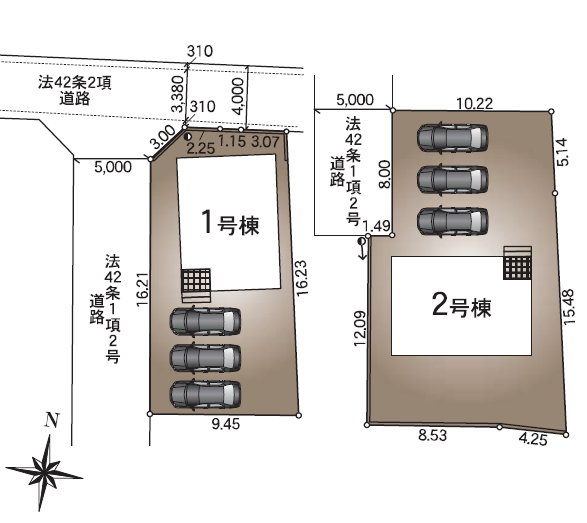 分譲区画マップ