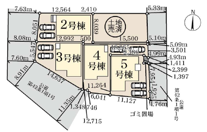 分譲区画マップ
