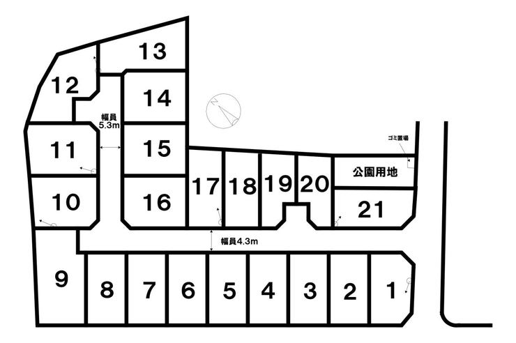 分譲区画マップ