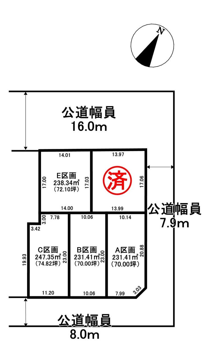 分譲区画マップ