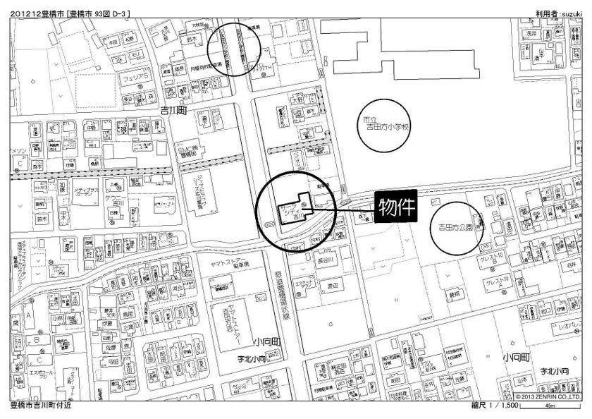 現地案内図