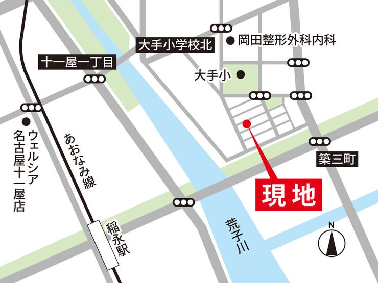 現地案内図