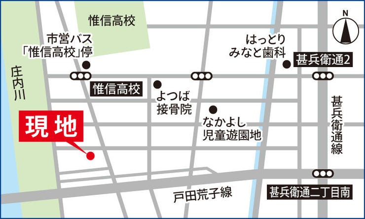 現地案内図
