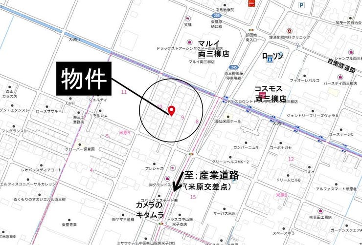 現地案内図